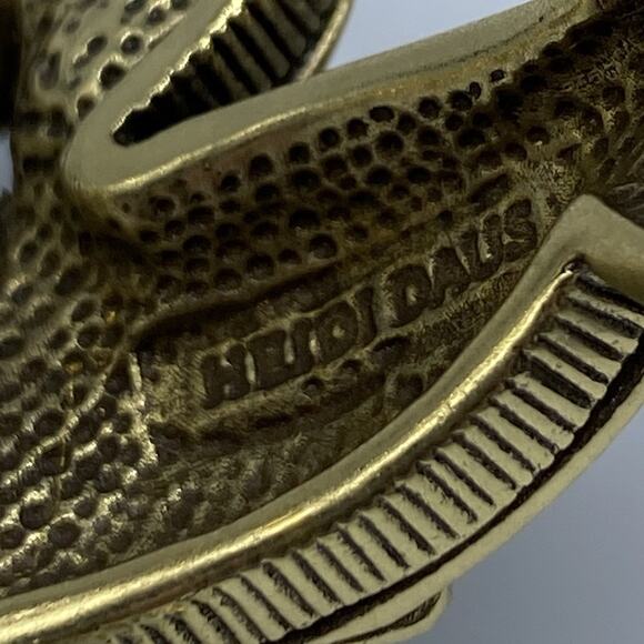 Heidi DAUS Sparkling Showoff PEACOCK BRACELET Clamper Bangle Crystal in Box - Picture 10 of 13